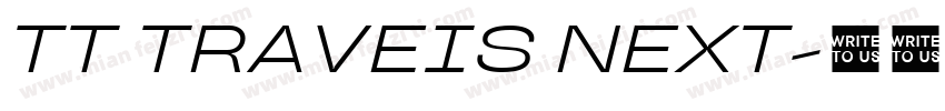 TT TRAVEIS NEXT字体转换